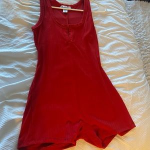 Red romper